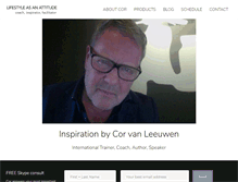 Tablet Screenshot of corvanleeuwen.com